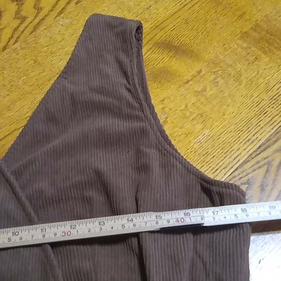 HALARA DRESS Womens Large BROWN CORDUROY Work Casual NEW - Picture 4 of 8